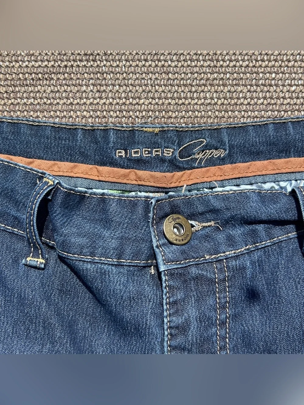 Riders by Lee Copper Stretch Denim Bermuda Shorts Jorts 13M